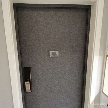 ✨客製化✨ 毛氈門貼紙 隔音棉 隔音墻貼 門貼 降噪 定製整張隔音自粘全包毛氈門鐵門臥室門防盜門入戶門翻新裝飾貼