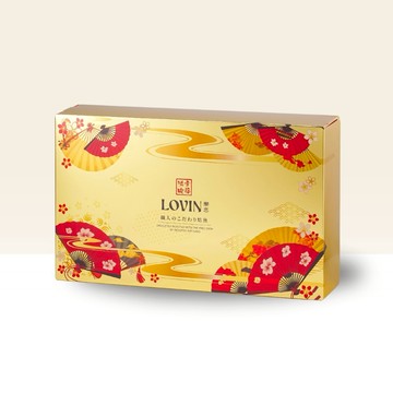 【LOVIN樂恋】華喜盛金 頂級堅果禮盒18入/盒附提袋 (綜合堅果、綜合纖果、起司夏威夷豆 各6入)