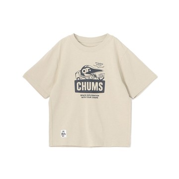 CHUMS Kids Space Booby T-Shirt 中大童 短袖上衣 米灰色 CH211356G057