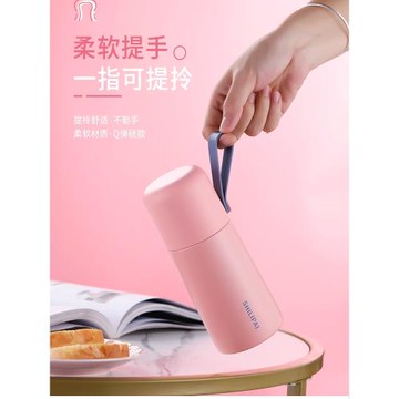 迷你保溫杯高顏值女孩學生兒童不銹鋼水杯帶杯蓋小巧便攜保溫杯子