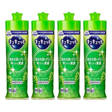 Kao 花王 Cucute 珂珂透 洗碗精 麝香葡萄  220ml  4瓶