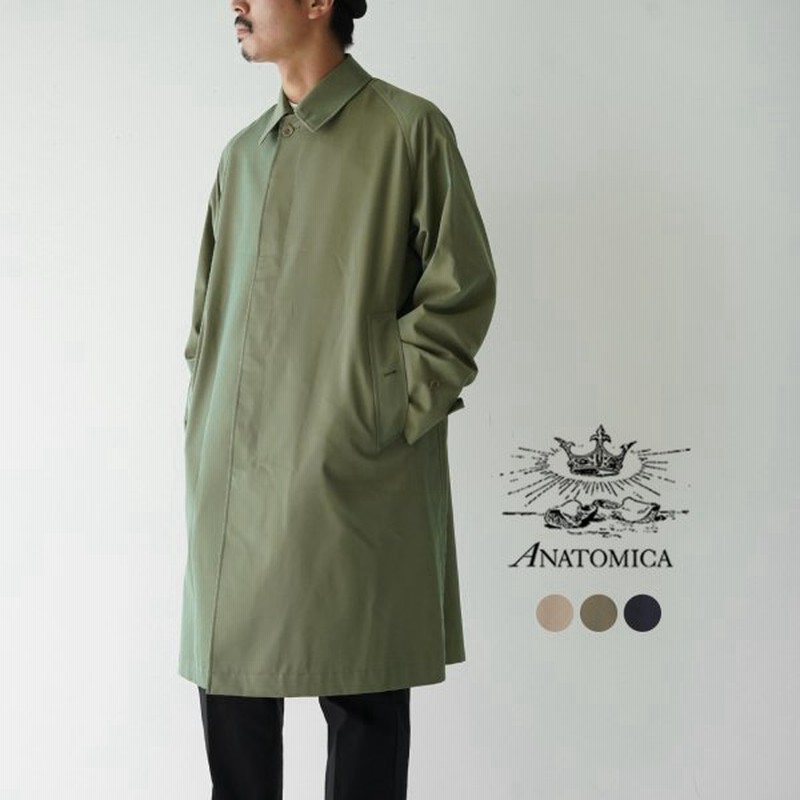 アナトミカ Anatomica シングル ラグラン コート Single Raglan Coat I アウター ステンカラー ロング メンズ 530 552 01 通販 Lineポイント最大0 5 Get Lineショッピング