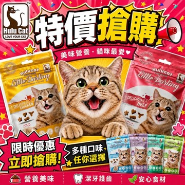 Hulucat 卡滋 化毛潔牙餅 貓餅乾 60g 潔牙餅 貓潔牙餅 化毛餅 貓咪零食 貓咪潔牙餅乾