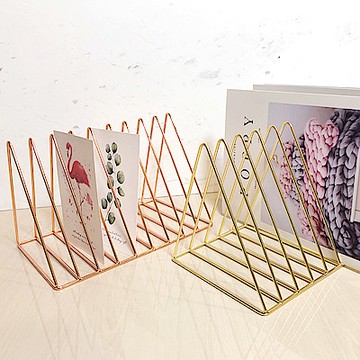 樂嫚妮 三角收納架/書報/雜誌/餐盤收納架/書檔