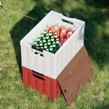 戶外野露營郊游汽車后備箱多功能整理箱車載床頭收納折疊儲置物箱