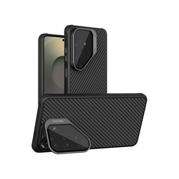 NILLKIN SAMSUNG 三星 Galaxy S26 Ultra 5G 纖極碳纖維紋磁吸殼(透黑鏡蓋版)