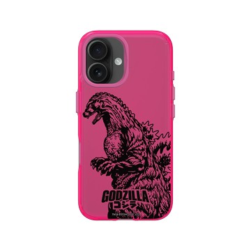 iPhone 16 Clear 粉漾桃 - 哥吉拉 Godzilla - 哥吉拉素描