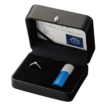 日本原裝八心八箭放大鏡戒指盒求婚盒