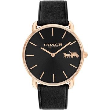 COACH Elliot 經典馬車女錶-黑/36mm(CO14504381)