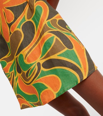 Faithfull Ysla printed linen minidress