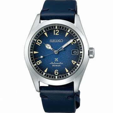 SEIKO 精工錶-黑牌款- PROSPEX 系列 冒險王時尚機械錶 6R35-01B0B(SPB157J1)-38mm-藍面皮革【刷卡回饋 分期0利率】【APP下單點數13倍送】