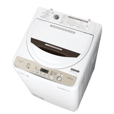 シャープ　ES-GE6D-T　全自動洗濯機　(洗濯6.0kg)　ブラウン系