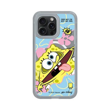 iPhone 15 Pro Max AirX 流變灰 - 海綿寶寶 SpongeBob - 搞笑海綿