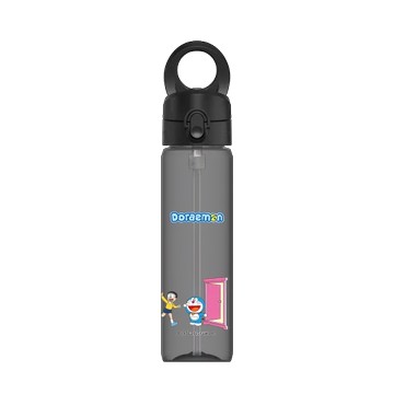 磁吸水壺 AquaStand Tritan 800cc - 附吸管 黑 - 哆啦A夢 Doraemon - 好朋友出去玩