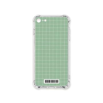 iPhone 8 / 7 / SE 3 / 2 殼 TRON IPhone 7/8/SE2 手繪簡約方格紋A款  載具 四角防摔殼 手機殼