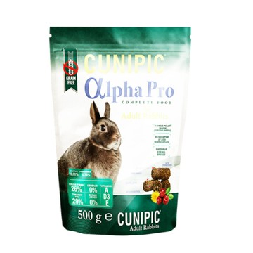 西班牙CUNIPIC 頂級專業照護系列 無穀成兔飼料 500g