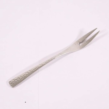 日本製 燕三條 和味 鎚目叉子 不鏽鋼水果叉 12.6cm 霧面 點心叉 槌目＊夏日微風＊