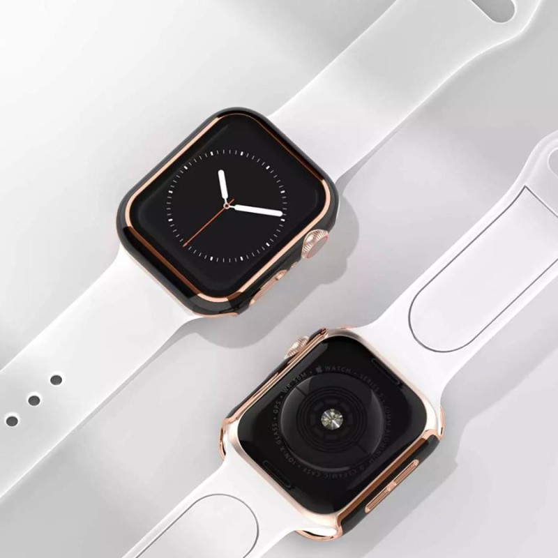 Miimall アップルウォッチカバー Apple Watch 7 8 41mm - カバー