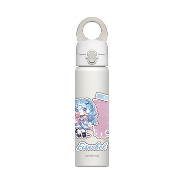 磁吸水壺 AquaStand 不鏽鋼 700cc - 附吸管 白 - 瑟拉斯蒂歐 - 冰霧 - 快樂甜筒