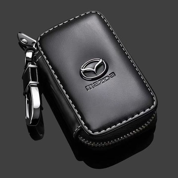 【浮雕logo】Mazda 馬自達鑰匙皮套 CX5 CX4 mazda3 5 6 CX3 鑰匙套 馬三汽車真皮鑰匙包