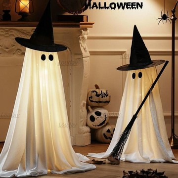 🎃熱門新品🎃萬聖節裝飾 幽靈裝飾道具 裝扮道具 場景佈置 南瓜燈氛圍裝扮店鋪酒吧門口場景佈置掛飾擺件