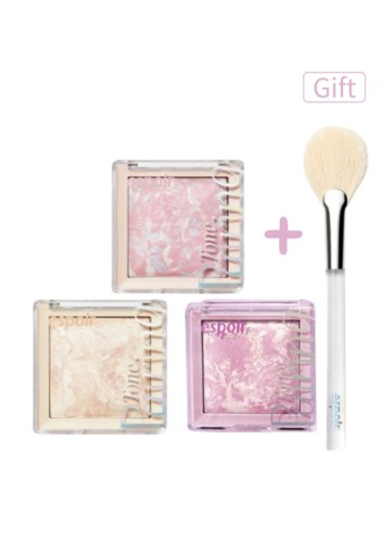 espoir緞光感高光貝殼打亮盤贈刷子