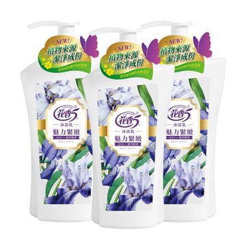 【花香5】魅力緊緻(Q10植萃精華)沐浴乳 1000ml x 3入