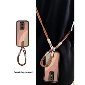 適用oppoa9手機殼a9保護套全包防摔階梯硅膠PCEM00軟殼PCAT10斜挎a9女a9流行0ppoa9時尚新款馬卡龍彩虹