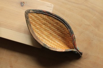 竹製品 | 香云紗竹編茶則  | 茶具 茶器 | 茶道 工夫茶