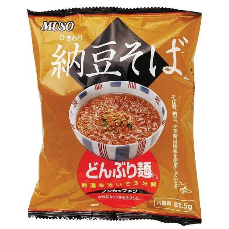 どんぶり麺・納豆そば81.5g ×4個セット