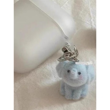 韓系ins小眾設計可愛少女心植絨小象airpods4/1/2無線藍牙耳機保護套airpods pro2/3蘋果保護殼大笨象軟殼