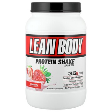 Labrada Nutrition, Lean Body，蛋白質奶昔混合飲品，草莓味，2.47 磅（1,120 克）