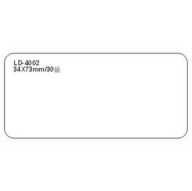 【龍德】 LD-4002可再貼標籤 34x73mm/包【APP滿額下單4%點數(單一帳號最高1000點)】7/31止