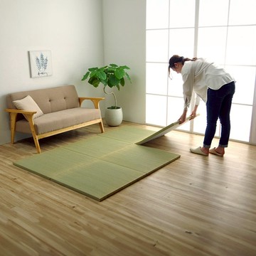 超厚3公分榻榻米 （正方形四片組） 3cm榻榻米70.4片