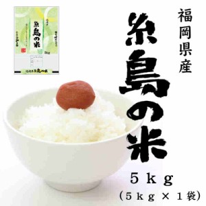 ＜送料無料＞ 糸島の米 5kg（5ｋ×1袋）福岡県糸島産 令和2年産 [免疫力アップ／玄米・分づき精米対応可] つやきらり 新品種 白米 お米