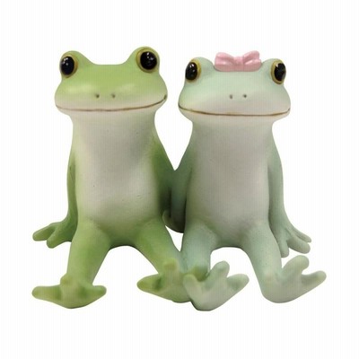 Copeau(コポー) お座りカエルカップル 71030
