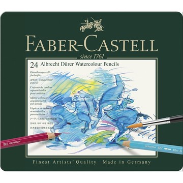 FABER-CASTELL 輝柏 藝術級 水彩色鉛筆 24色 /盒 117524【APP滿額下單10%點數(單一帳號最高5000點)】1/31止