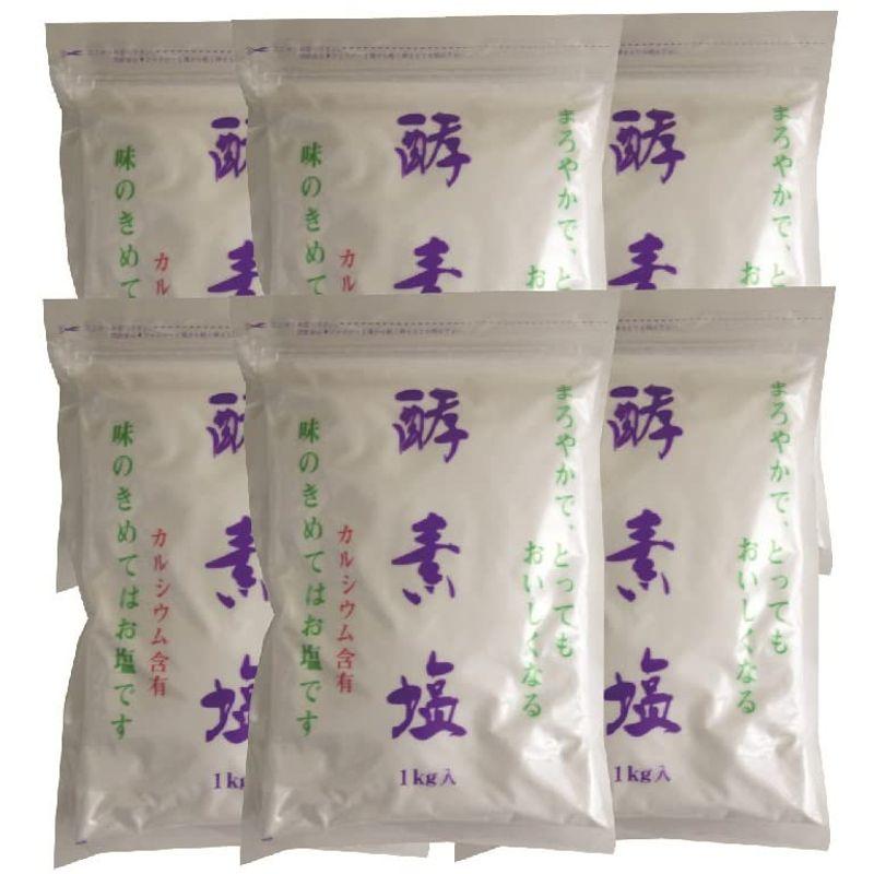 波動法製造 酵素塩 1kg×6袋