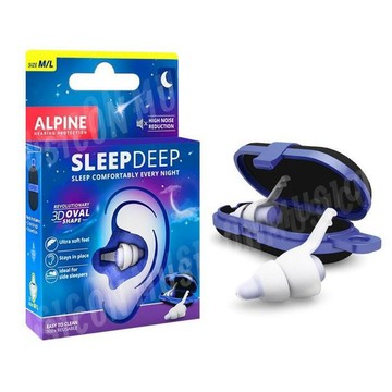 廠商出貨專館 荷蘭原裝進口 Alpine SleepDeep Mutisize M L 睡眠 舒眠耳塞 降噪 減音27dB