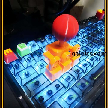 🔥桃園出貨🎮 3d打印搖桿鍵帽WASD方向鍵街頭霸王鍵盤搖把創意拳皇遊戲遙感手柄