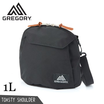 【GREGORY 美國 TOASTY SHOULDER斜背包《黑》】144412/手拿包/側背包/休閒包/兩用包