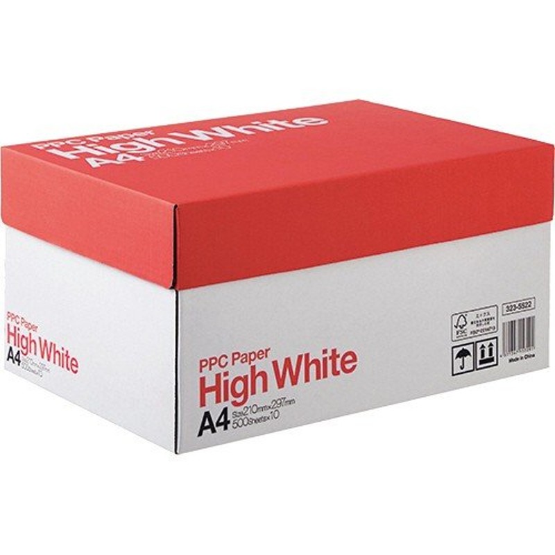 PPC PAPER High White A4 1箱（5000枚：500枚×10冊） | LINEショッピング