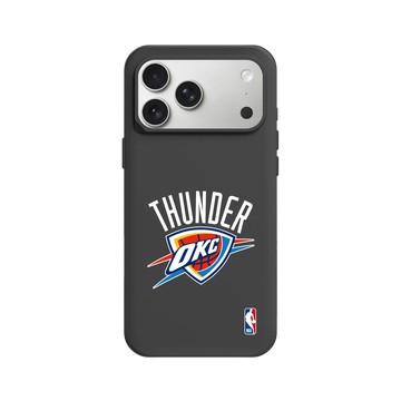 iPhone 17 Pro Max SolidX 黑 - NBA - Logo-奧克拉荷馬市雷霆 Oklahoma City Thunder - Light