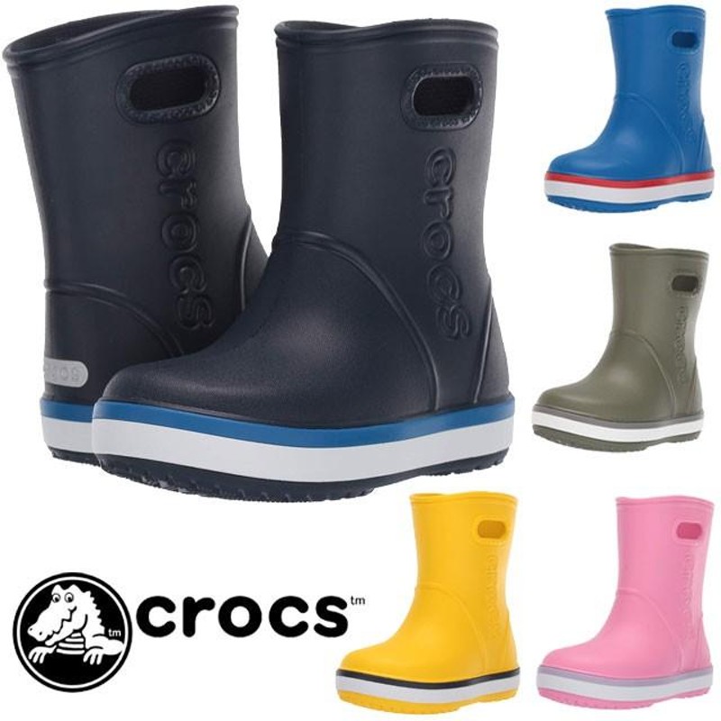 54%OFF!】 crocs クロックス J1 長靴 レインブーツ 男の子19cm