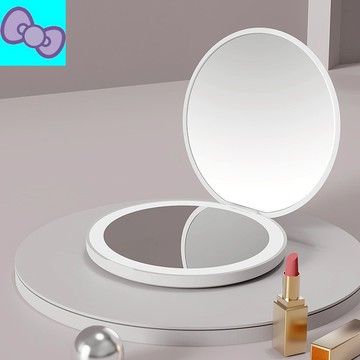 led隨身鏡 化妝鏡 隨身鏡 小鏡子 手持鏡子 補妝鏡 燈鏡 摺疊鏡 鏡子隨身 折疊鏡 美妝鏡 方形鏡 小圓鏡 帶燈鏡子