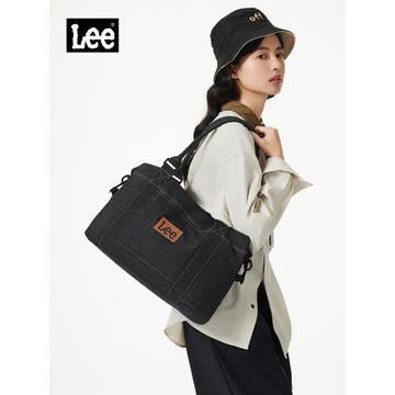 Lee新款美式街頭潮流斜挎包女大容量通勤單肩包休閑手提旅行包