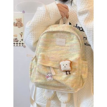 書包女生中學生高中生大學生毛絨絨少女心少年感寶藏雙肩背包女