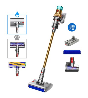 Dyson V12s Detect Slim Submarine™ Complete 乾濕全能洗地吸塵器 (雙電池組)