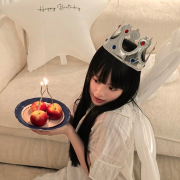 新上架👉生日皇冠帽 派對髮箍氛圍絨布頭箍少女公主髮飾高級感裝飾拍照道具交換禮物 送朋友禮物