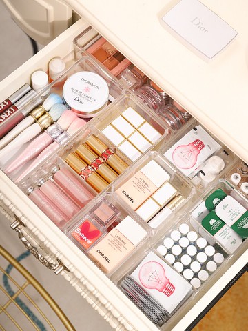 抽屜收納分隔板自由組合塑料隔斷整理神器柜子分割器梳妝臺格擋片